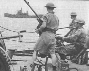 British manned 20mm Breda in action in Tobruk
