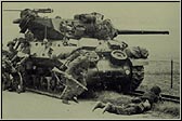 Wolverine Tank Destroyer. Note there is no muzzle break, which denotes the 76mm gun