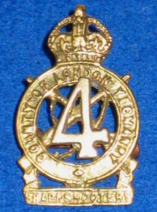 Cap badge of 4th Coulnty of London Yeomanry