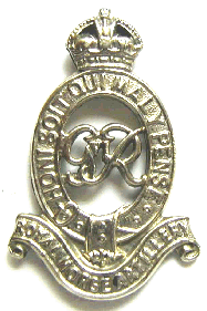 Cap badge of the Royal Horse Artillery