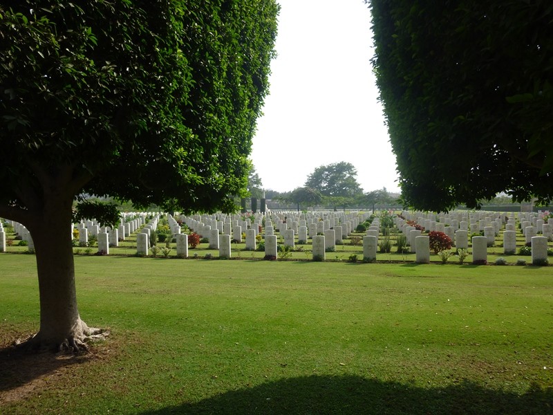 Part of the Commonwealth War Graves Commission Cemetery
