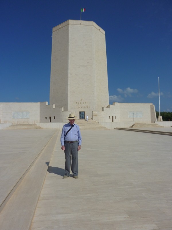The Italian Memorial at El Alamein.