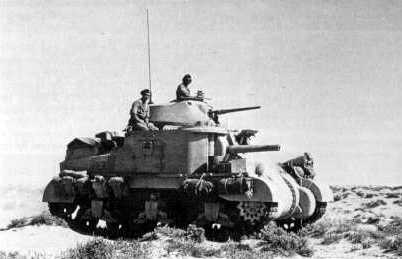 Grant Tank of the Scots Greys in the desert in 1942