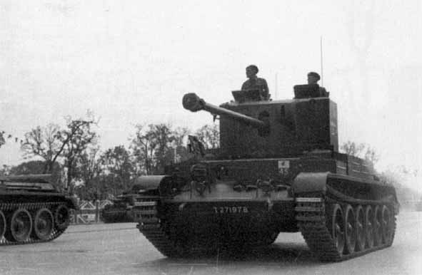 Chanllenger Tank of 8th Hussars, during the parade