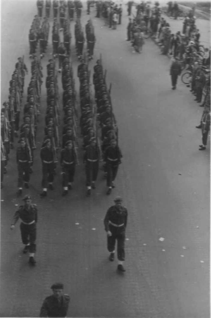 More infantry in the parade. Picture courtesy of Norman Whyte REME.