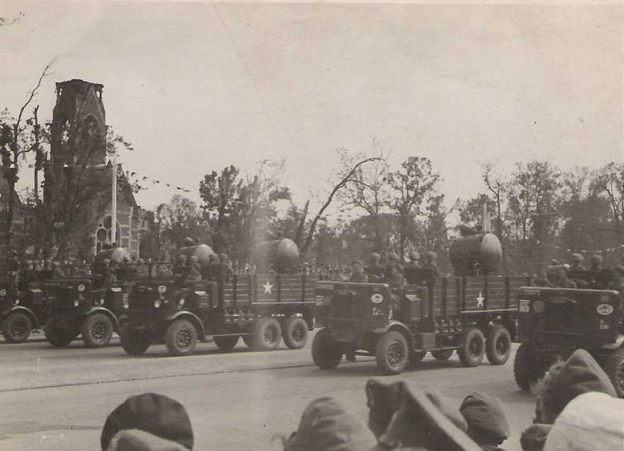 Searchlight Unit during the Parade