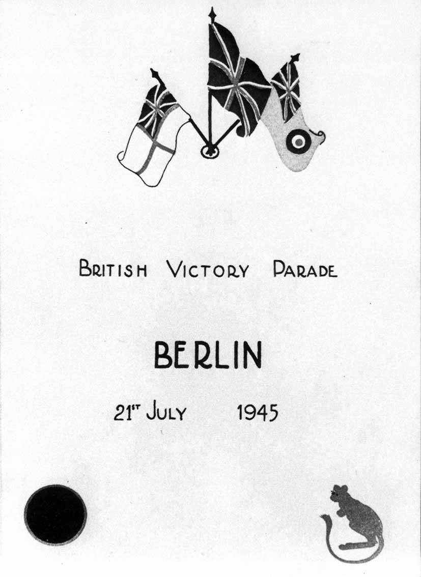 British Programme for the Victory Parade